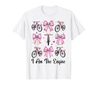 MTB Mountain Bike Mountain Bike Ragazza Mamma I Am The Engine Maglietta