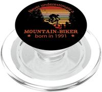 MTB Mountain-Biker Ciclista Nata nel 1991 Compleanno bici PopSockets PopGrip per MagSafe