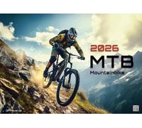 MTB | Mountainbike - 2026 - Kalender DIN A2: Der Wandkalender mit den schönsten Motiven für alle Fahrrad / Bike Freaks für das Jahr 2026 im extragroßen Format DIN A2 (ca. 60 x 42 cm)!