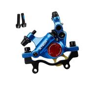 MTB Olio Disco Freno Idraulico Linea Freno A Disco Tirare Pinze Anteriore e Posteriore G3 Rotori 120/140/160/180MM MT200 M315 Utensile idraulico(Blue Rear)