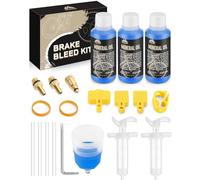 mtbtour Kit Spurgo Freni per MAGURA Freni a Disco Idraulici di Serie, Kit Spurgo Freni con 180 ML di Liquido Minerale per Freni e Adattatore in Metallo