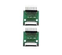 MTCELL Scheda convertitore PCB FFC FPC con intestazione ad angolo retto 15 pin 1,0 mm (presa connettore pre-saldata) passo a DIP 2,54 mm per adattatore di estensione coppia cavo FFC