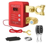 Mtchavno Stacca Batteria per Auto 12V 240A, Interruttore di Isolamento della Batteria Staccabatteria Automatico Antifurto Auto Senza Fili con Telecomando per Auto RV ATV Camion Barca Trattore