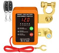 Mtchavno Stacca Batteria per Auto con Telecomando 12V 240A | Interruttore Isolamento della Batteria Staccabatteria Automatico Antifurto Auto Senza Fili per RV ATV Camion Barca Trattore