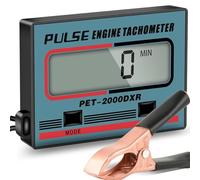 Mtchavno Wireless Contagiri Digitale, Tacometro con Display LCD, Adatto per Piccoli Motori a 2/4 Tempi, Adatto per Motoseghe, Tosaerba e Motori a Benzina, Temporizzato in Minuti