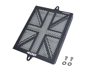 MTCRIGHTER Compatibile con Triumph Speed 400 Scrambler 400X 400XC THRUXTON 400 Tracker 400 2024 2025 2026 Protezione della griglia del radiatore ispessita parafango, Realizzato in lega di alluminio