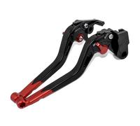 MTCRIGHTER Leva del freno lunga Leva frizione per Ducati Scrambler 800 Desert Sled 2019-2022, Realizzato in lega di alluminio CNC (Red)