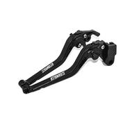 MTCRIGHTER Leva del freno lunga Leva frizione per Ducati Scrambler 800 Icon 2015-2018, Realizzato in lega di alluminio CNC (Black)