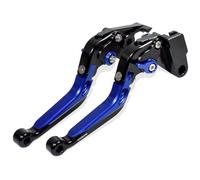 MTCRIGHTER Leva del freno pieghevole retrattile Leva della frizione per Suzuki GSX-S 1000/ F/S/ABS 2015-2020, Realizzato in lega di alluminio CNC (Blue)
