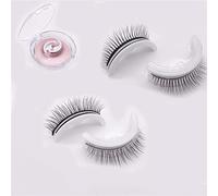 MTDBAOD 2 Pairs Reusable Self-Adhesive Eyelashes Without Glue Natural Fluffy False Eyelashes Waterproof for Women Soft And Comfortable Thin Fake Eyelashes for Daily Wear