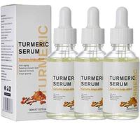 MTDBAOD Sérum correcteur de taches brunes au Curcuma, sérum Anti-taches foncées, sérum éclaircissant pour Le Visage, Hydrate la Peau terne et sèche pour Tous Les Types de Peau