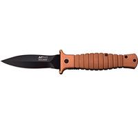 MTech USA Coltello Tascabile, Impugnatura in Alluminio Marrone in Gomma per Version, Lunghezza Chiusa in cm: 11.43, MTEC-1491