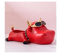 MTFBQ Bulldog Svuotatasche Svuotatasche Ingresso Design, Scatola di Fazzoletti, Simpatici Animali Sculture Resina Chiavi Piatto Caramelle Gioielli Orecchini Titolare Casa Soggiorno Camera Svuota Tasc