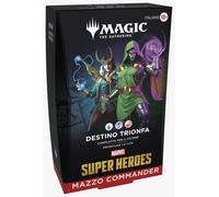 MTG COMMANDER DECK - DESTINO TRIONFA - MARVEL SUPER HEROES - MAGIC IT - MSH