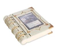 MTG Commander EDH Zona di comando/Command Zone Tray per Magic The Gathering - Segnalini per Vita, Magie e Danni. Conserva Dadi e Segnalini (Questa non è una deck box!) - Accessorio MTG Regalo (Bianco)