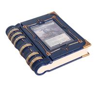 MTG Commander EDH Zona di comando/Command Zone Tray per Magic The Gathering - Segnalini per Vita, Magie e Danni. Conserva Dadi e Segnalini (fino a 30 carte) - Accessorio MTG Regalo (Blu)