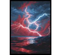 MTG (Izzet Blue/Red Storm) - 100 ct Matt TCG Card Sleeves by Ai Armor
