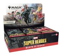 MTG MARVEL SUPER HEROES ITALIAN BOOSTER BOX DISPLAY - 30 BUSTINE SEALED - MAGIC