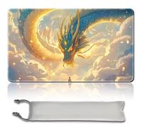 MTG PlayMat, 60 x 35 cm TCG PlayMat Stitched Edges Trading Card Game Play Mats with Storage Bag Smooth Rubber Surface Fighting Play Mat (MTG Set 40-6, No Zone)