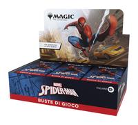 MTG SPIDER-MAN ITALIAN BOOSTER BOX DISPLAY - 30 BUSTINE SEALED - MAGIC -IT