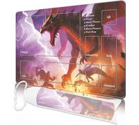 MTG - Tappetino da gioco, 24" x 14", MTG TCG, con bordi cuciti, stampa HD, tappetino da gioco per giochi di carte, antiscivolo, con custodia, albero da combattimento (Style 5)