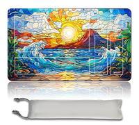 MTG Tappetino da gioco - 60 cm x 35 cm, arte originale, antiscivolo TCG, con fondo in gomma e bordi cuciti, Commander TCG Rollbar & Pieghevole tappetino (con zona, mtg49-2)