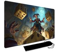 MTG Tappetino da Gioco, Con Borsa Impermeabile Nera per Riporre Dimensioni 60 x 35 CM, Con Zone MTG Tappetino da Gioco Bordi Cuciti Tappetino da Gioco Trading Card Game Tappetini da Gioco TCG