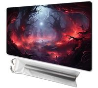 MTG, tappetino da gioco, dimensioni 61 x 35,6 cm, con borsa portaoggetti con retro antiscivolo, ideale per gli appassionati di giochi di carte TCG (senza zona, ceneri dei caduti)