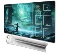 MTG - Tappetino da gioco, dimensioni 61 x 35,6 cm, con retro antiscivolo, ideale per gli appassionati di giochi di carte, tappetino da gioco TCG (The Final Spell-Deck)