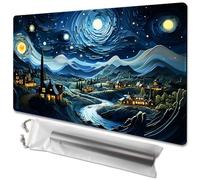 MTG, tappetino da gioco, dimensioni 61 x 35,6 cm, con retro antiscivolo, ideale per gli appassionati di giochi di carte TCG (Galaxy Fantasy-No Deck)