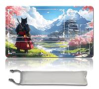 MTG Tappetino da gioco MTG PlayMat - 60cm x 35cm, arte originale, tappetino da gioco TCG antiscivolo con base in gomma e bordi cuciti, Commander TCG arrotolabile e pieghevole tappetino per carte (con