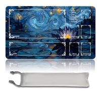 MTG Tappetino da gioco Premium XXL (60 x 35 cm), design fantasy ad alta risoluzione, tappetino in gomma antiscivolo per TCG/CCG/MTG (con zona, mtg50-6)