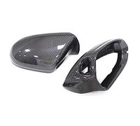MTGJFDDFO Accessori per Auto Adatta per Audi RS6 S6 A6 C7 Specchio in Fibra di Carbonio Custodia in Fibra di Carbonio Veduta Retrovisore con & Senza Lane Assist 2012-2019 (Color : with Lane assit)