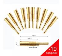 MTGUIWF Confezione da 10 getti carburatore M5 getti Lenti per Dimensioni Filettatura 5x0,8 mm 35 38 40 42 45 48 50 52 55 60 Compatibile con Vari Modelli di iniettori