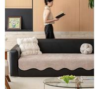 MTHGH Copridivano Angolare con Penisola Elastico Sofa Cover I Shape 1 Posto 2 Posti 3 Posti 4 Posti 5 Posti Anti Slip Sofa Cover Universal Sofa Cover Fodera per Divano(*2,110 * 260cm)