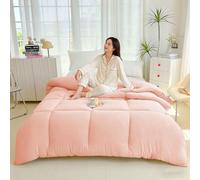 MTHGH Edredón De Invierno De Fibra De SOJA, Edredón Grueso De Invierno, Manta Muy Cálida Y Súper Suave para 2 Personas, Edredón De Microfibra, Edredón Acolchado Reversible(D,150x200cm/3kg)