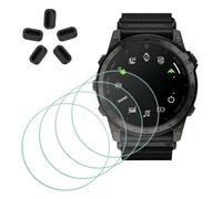 MTHGH Protettiva Pellicola compatibile con Garmin tactix 7 AMOLED Smartwatch Protezione Schermo[4 pezzi] + tappi anti-polvere 5 pezzi, durezza 10H antigraffio senza bolle di protezione
