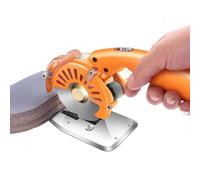 MTHHSXB Taglierina elettrica per Tessuti 3,5/4/4,5 cm Spessore Massimo di Taglio e Funzione di affilatura Automatica per Il Taglio di Tessuti/Pelle/Carta, 4 cm