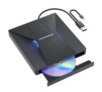 MthsTec Masterizzatore Blu-Ray DVD USB 3.0 e Tipo-C 3D 4K Slim Optical Bluray CD Drive compatibile con Windows XP/7/8/10, MacOS, Linux per MacBook, laptop, desktop