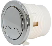 Mthxzy Per Fluidmaster C360116 Pulsante Pneumatico Rotondo a Doppio | scarico, sistemi di cisterna nascosti Controllo volumi d'acqua regolabili