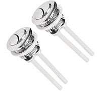 Mthxzy Per Jzk 2 Pezzi Universale 38 mm Pulsante di Scarico Cassetta | Loo doppia spinta WC sostituzione parte di riparazione