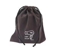 MTKSFDC Borsa per Asciugacapelli 2 pz Borsa for asciugacapelli in Pile for Hotel Borsa da Viaggio con Coulisse Borsa for cancelleria Borsa in Pile for Gioielli Forniture for asciugacapelli(Gray)