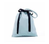 MTKSFDC Borsa per Asciugacapelli Sacchetto con Coulisse in Velluto, Sacchetti for Gioielli, Sacchetti for riporre Gli asciugacapelli, Papillon in Pile Olandese for Cosmetici(Lakeblue)