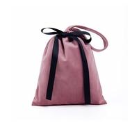 MTKSFDC Borsa per Asciugacapelli Sacchetto con Coulisse in Velluto, Sacchetti for Gioielli, Sacchetti for riporre Gli asciugacapelli, Papillon in Pile Olandese for Cosmetici(Pink)