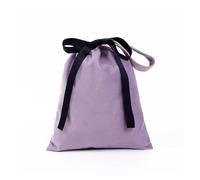 MTKSFDC Borsa per Asciugacapelli Sacchetto con Coulisse in Velluto, Sacchetti for Gioielli, Sacchetti for riporre Gli asciugacapelli, Papillon in Pile Olandese for Cosmetici(Purple)