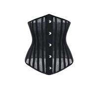 MTKSFDC Corpetto Corsetto da Donna Sexy Body Shapewear Guaina Dimagrante Donna Pancia Piatta Allenatore in Vita 24 Cinture in Vita a Rete accoppiata in Acciaio(XXS)