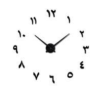 MTKSFDC Orologio Da Parete Adesivo Orologio Orologio Orologi da parete Horloge 3d Fai da te Adesivi a specchio Decorazione for la casa Soggiorno Quarzo Ago(Red,47inch)