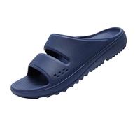 MTKSFDC Pantofole Donna Estive Sandali piatti da donna Pantofole da esterno antiscivolo Casa Scivoli da spiaggia unisex Respiro ortopedico morbido