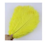 MTKSFDC Piuma di Struzzo 10 PZ 15-20 cm/25-30 cm/35-40 cm/50-55 cm Colore Piume di Struzzo Pennacchi for La Festa Nuziale Artigianato Centrotavola Decorazione di Carnevale(Color-11,25-30CM)