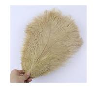 MTKSFDC Piuma di Struzzo 10 PZ 15-20 cm/25-30 cm/35-40 cm/50-55 cm Colore Piume di Struzzo Pennacchi for La Festa Nuziale Artigianato Centrotavola Decorazione di Carnevale(Color-13,55-60CM)